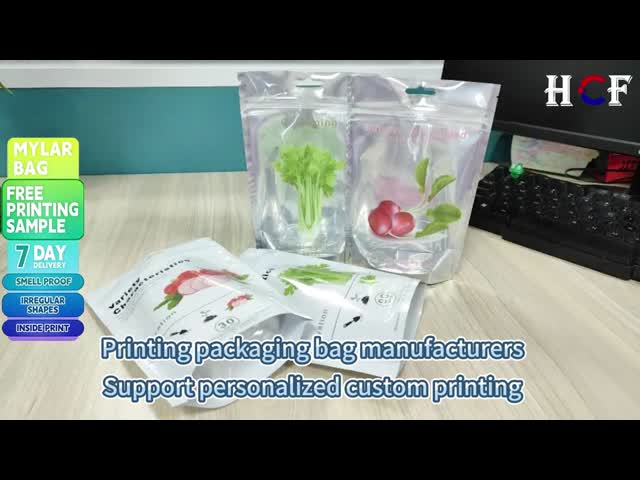 Moisture Proof Printed Seed Packaging Bag with Durable PP Material Custom Order Aluminum Composite Laminated Plastic Mylar Bag