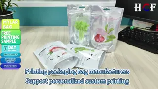 Moisture Proof Printed Seed Packaging Bag with Durable PP Material Custom Order Aluminum Composite Laminated Plastic Mylar Bag