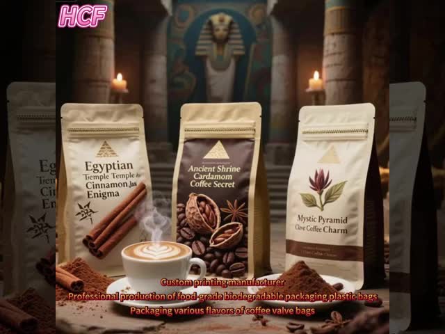 Salad Custom Order Biodegradable Coffee Bean Package Bag Coffee Pouch Flat Bottom Coffee Packaging Kraft Paper Zipper