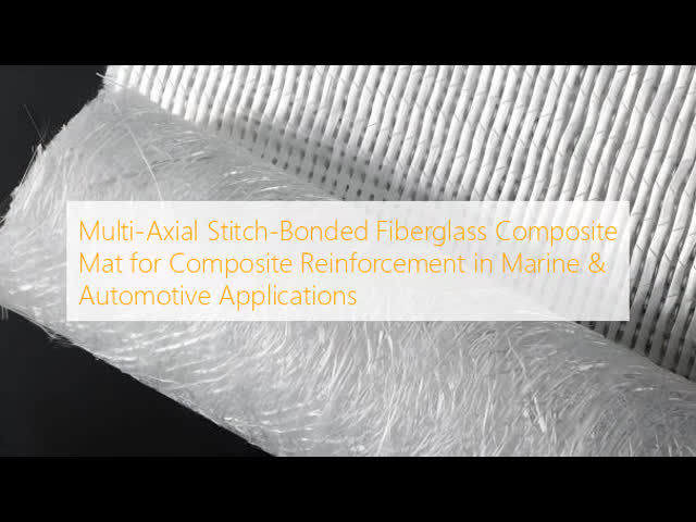 Multi-Axial Stitch-Bonded Fiberglass Composite Mat with Enhanced Resin Compatibility and Chemical & Thermal Resistance