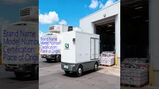 Newbase Z5 Series Unmanned Refrigerated Vehicle with 600 kg Payload 4.5 m Turning Radius and 20% Climbing Slope for Urban Cold Chain Logistics
