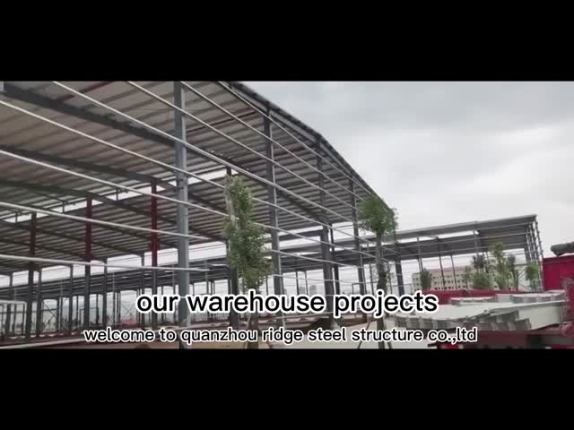 Industrial Galvanised Structural Steel Frame Construction , Pre Engineered Building Construction