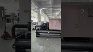 60HZ 100HP Water Cooled Screw Type Chiller designed for plastic  processing plants