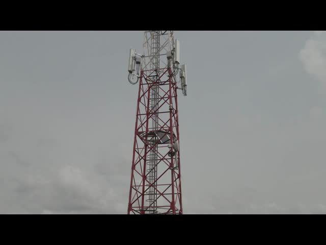 Wind resistant 4 Legged Angular Steel Tower constructed with steel grades and designed to minimize deflection under extreme weather conditions