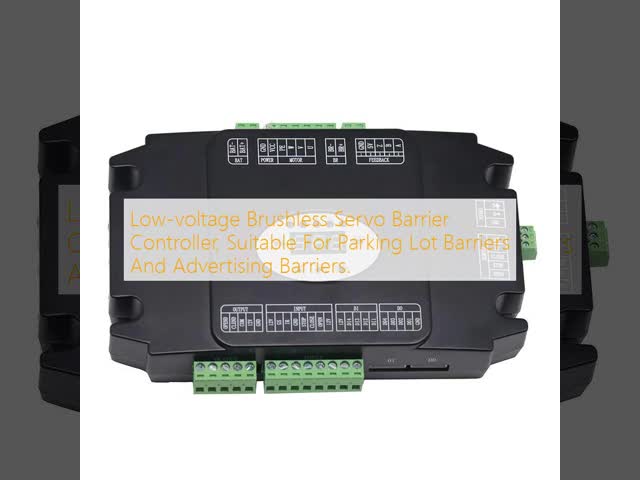 Parking Lot Barrier Gate Servo Drive, Brushless Servo Drive, Parking Lot Gate Electrical Control.