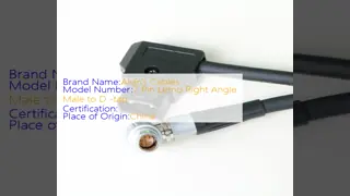 7 Pin Lemo Right Angle Male to D -tap Power Cable for Trimble R7 Receiver