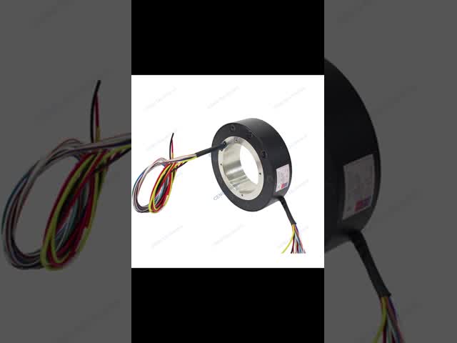 Low Temperature Slip Ring with Through Hole 90mm and Electric Power for Robotic