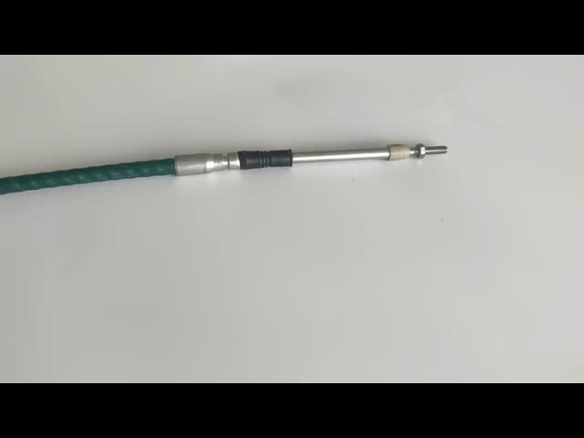 Precision Flexible Control Cable Shaft With Threaded Connector For Mechanical Linkage Systems