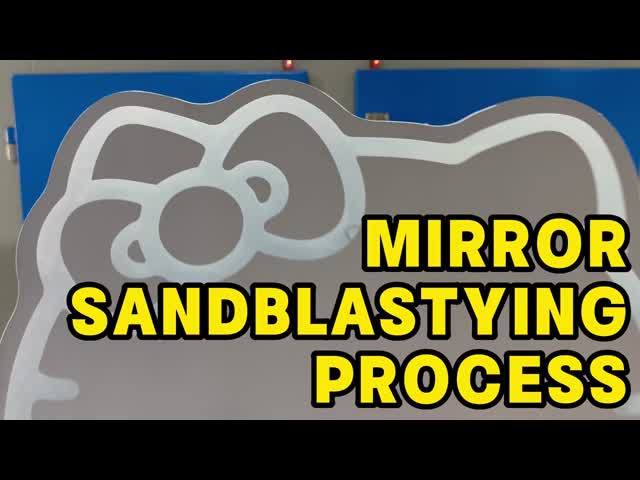 High Speed Automatic Sandblasting Machine For Sheets Glass Sandblasting