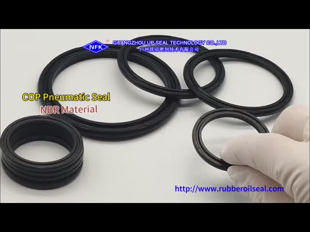 Double O-ring COP/APA Thin SC Cylinder Piston Seal Pneumatic Bidirectional Figure-eight Buffer C-ring Air Seal