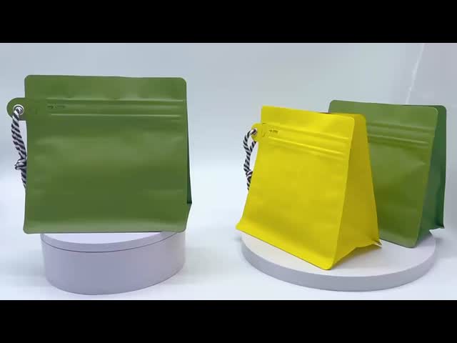 ALPE Plastic Matte Black Zipper Lock Stand Pouch Aluminum Foil Coffee Packaging Bag Air Valve Mylar Storage Food Bag