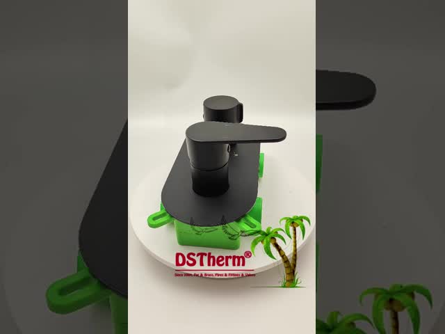 PPR 5 Ways Black Plated Mixer Shower Valve for Temperature & Flow Control