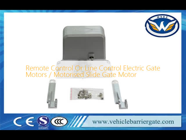 Remote Control Or Line Control Electric Gate Motors / Motorised Slide Gate Motor