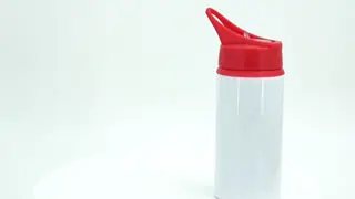 600ml Sublimation White Stainless Steel Water Bottle Tumbler With Portable Slip-Top Lid Vacuum Insulated Kids Water Bottle