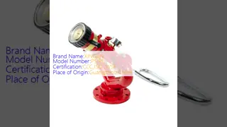 High Pressure Fire Monitor with 70m Range and Stainless Steel Construction for Industrial Firefighting