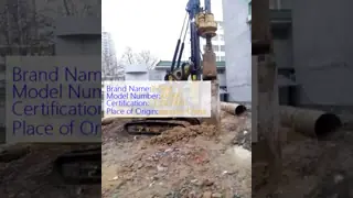 TYSIM KR90C Hydraulic Piling Rig Foundation Rotary Drilling Equipment 72 M / Min Main Winch Line Speed Piling Machine