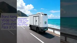 NEWBASE Z5 Series Autonomous Refrigerated Vehicle with Level 4 Autonomous Driving 28.3 kWh Lithium Iron Phosphate Battery and 130 km City-Cycle Range