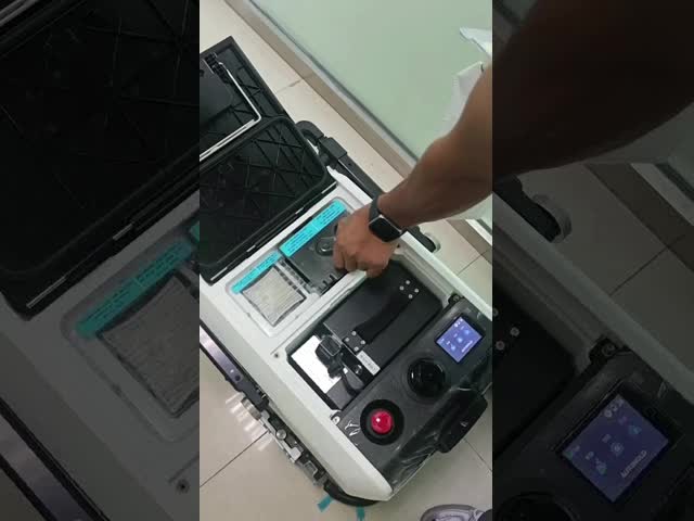Connected commercial robot vacuum and scrubber managed remotely via a centralized cloud platform