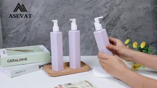 250ml Empty Plastic Cosmetic Bottle Leak Proof Shampoo Skin Care Packaging Travel Toiletries