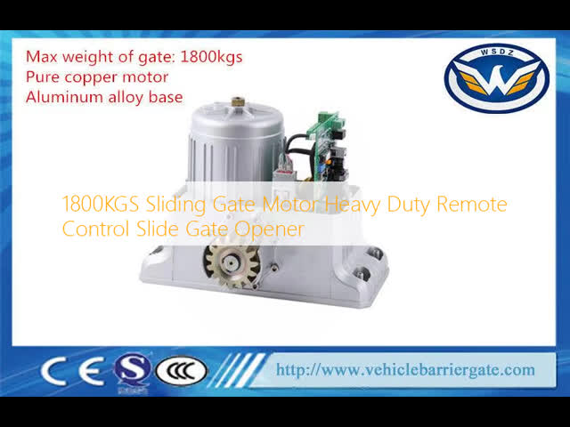 1800KGS Sliding Gate Motor Heavy Duty Remote Control Slide Gate Opener
