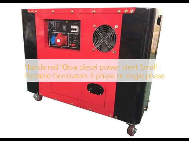 Honda red 10kva diesel power silent Small Portable Generators 3 phase or single phase
