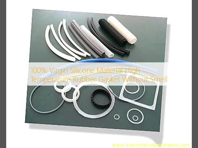 100% Virgin Silicone High Temperature Resistant Food Grade Without Smell Silicone Gasket and Seal