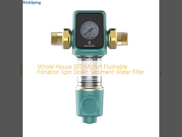 Stainless Steel Self Cleaning Prefilter Whole House Water Pre Filter, Reusable Backwash Sediment Pre-Filtration System for Home Plumbing Water Purifier