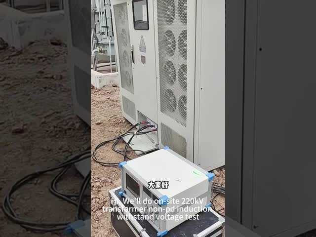 100 Hz 150 Hz Induced Withstand Voltage Test System Triple Frequency Transformers Testing