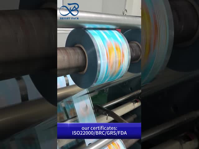 Barcodes Printed Packaging Film Roll Food Packaging For B2b Sales Contact