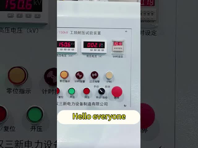 50kVA Dielectric Strength Testing Equipment For Transformers And GIS Systems