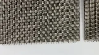 Corrosion Resistant High Strength Woven Structure Stainless Steel Decorative Mesh