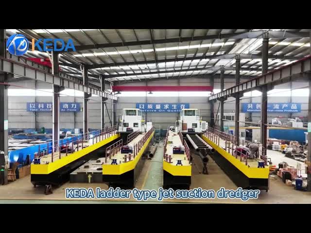 Diesel Power Cutter Suction Dredger with 15 m Dredging Depth and High-Torque Cutter Head for Sand Mining
