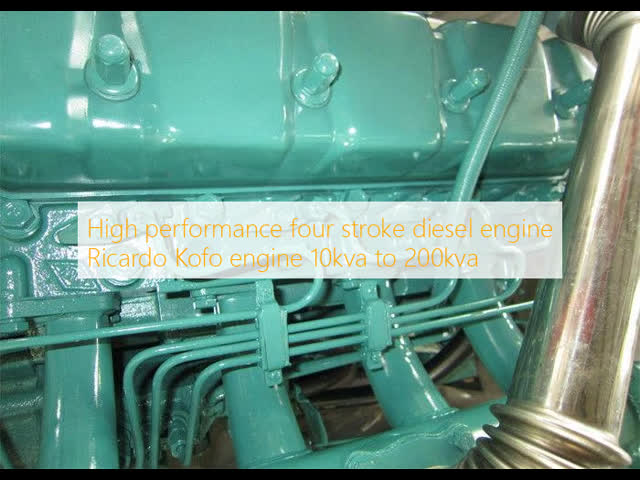 High performance four stroke diesel engine Ricardo Kofo engine 10kva to 200kva