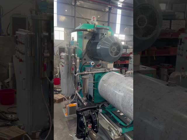 5L to 300L Turbine Disc Wet Bead Mill Machine Stainless Steel PLC Control