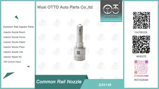 Diesel Common Rail Injector Nozzle G3S148 For Denso G3 Series Nozzle For Injector 1J783-53051