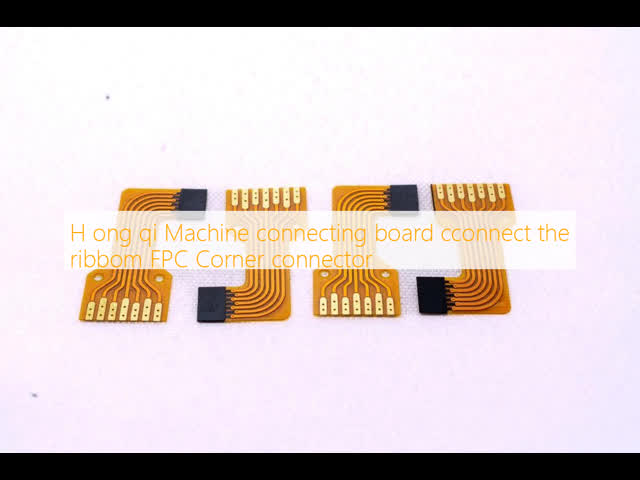 Customizable Double-sided Gold-plated FPC Connector for Ribbon FPC Applications