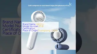 2000mAh Battery Mini Portable Fan with Three Speed Settings and Foldable Design for Long-lasting Cooling