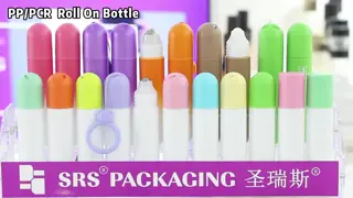 RPPI 20ml Empty Injectiom Custom Macaron Color PP Thick Wall Plastic PCR Roll On Bottle For Anti-Itch Liquid