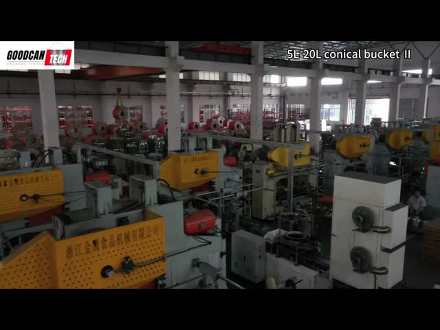 Industrial Empty Paint Tin Pails OEM 2.64 Gal 0.35mm Body Thickness With Lock Hoop