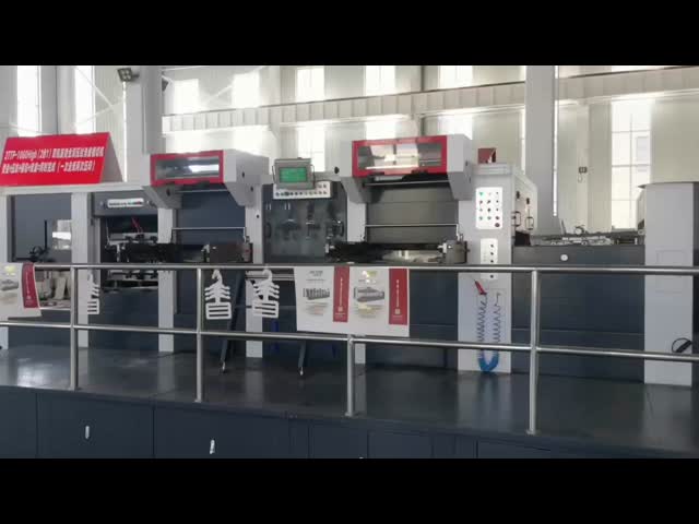 Heavy Pressure Automatic Hot Foil Stamping Machine With Max Delivery Pile Height 1400mm 38KW Total Power