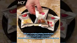 Gravure Printing Customized Printed BOPP Pearlized Material Film Roll for Lollipop Candy Snacks Packaging Side Gusset Bag