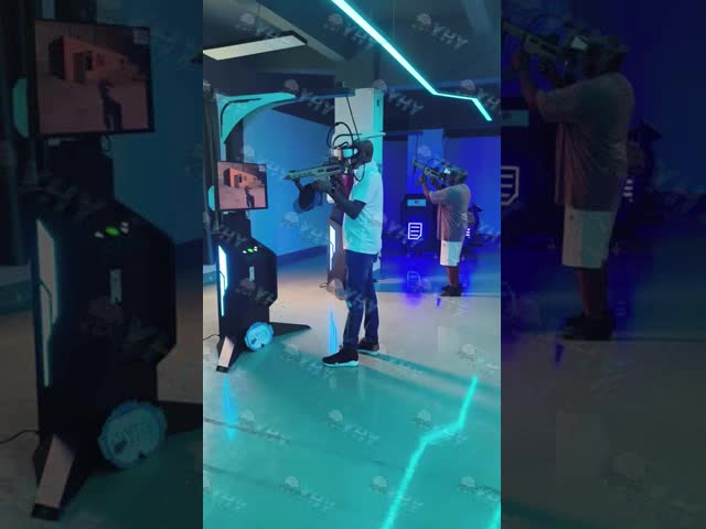 1 Player Virtual Reality Standing 9D VR Shooting Game Simulator Machine Equipment for Sale