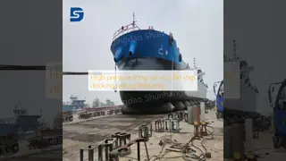 High pressure long service life ship docking airbag featuring