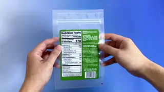 Custom Printed Transparent Packaging Plastic Bags With Zipper Nuts Almond Dry Fruit Packaging Bags