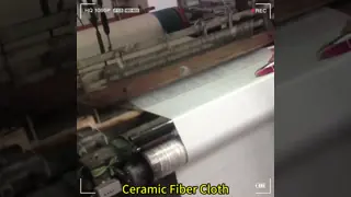 1260℃ SS Ceramic Fiber Textile Rope Tape Cloth High Temperature Heat Insulation