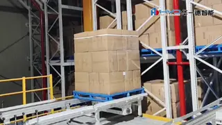 Погрузка и разгрузка товара на кран-штабелер