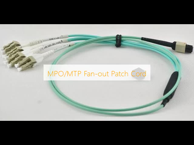 SC-LC 12F Fiber Optic Patchcord with Low Insertion Loss High Reflection Loss and Customized Length