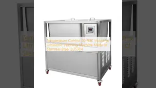 Temperature Control 20-95C Industrial Ultrasonic Washing Machine Made of Stainless Steel SUS304