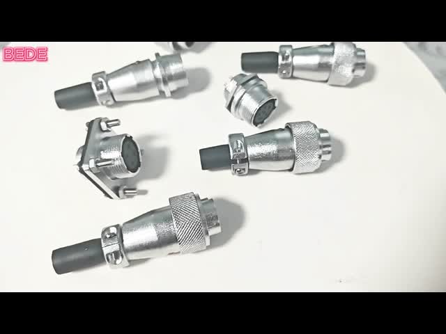 WS16 Circular Connector 10 Pin Plug And Socket Docking Connectors 7~10 Pins 5A 400V