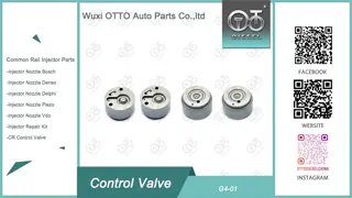Denso Control Valve Plate G4-01 Model in High Speed Steel for Denso Common Rail Systems